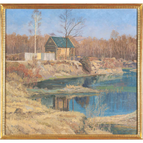 WOODEN HOUSE IN THE RIVERINE WETLANDS